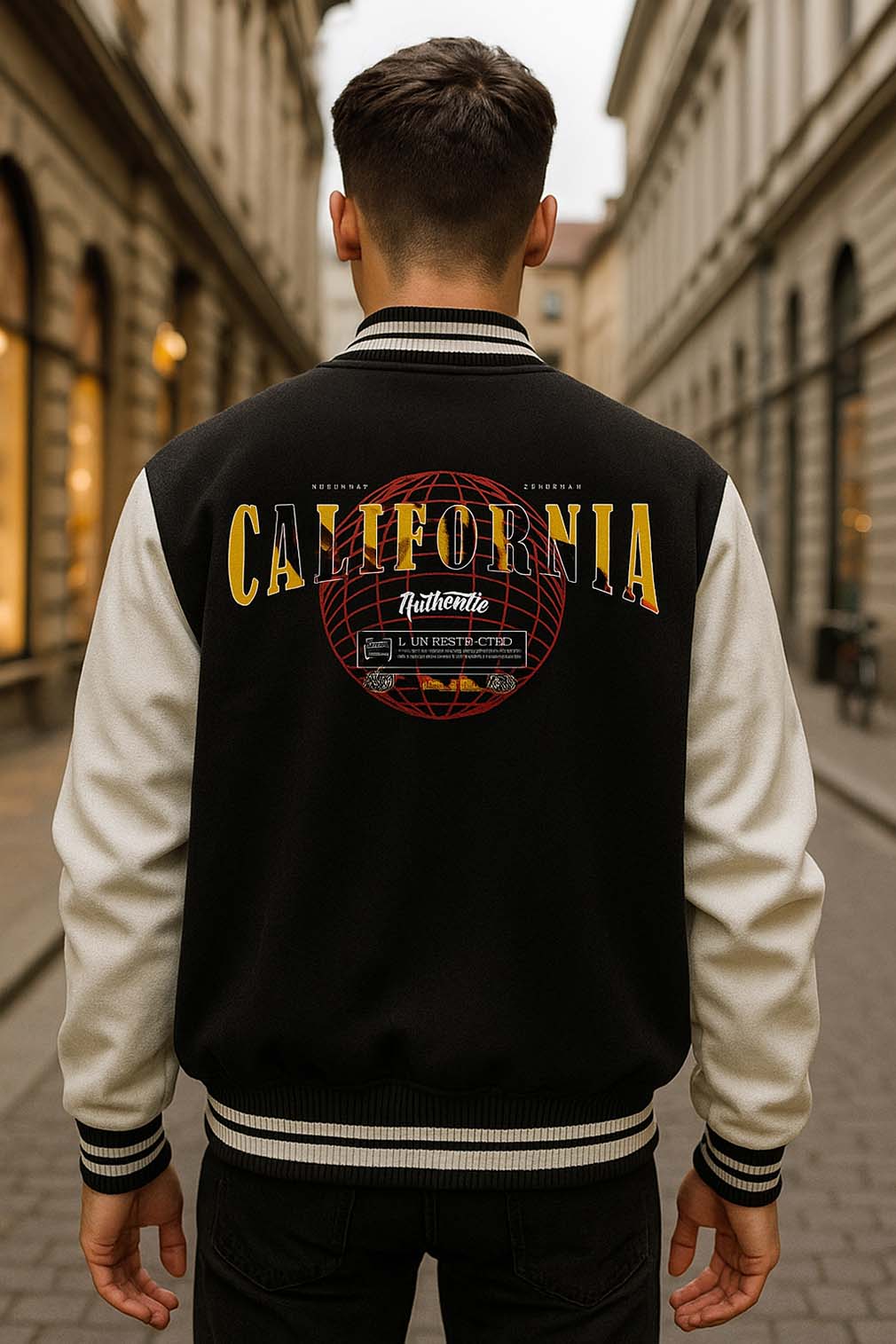 California Authentic Premium Unisex Varsity Jacket