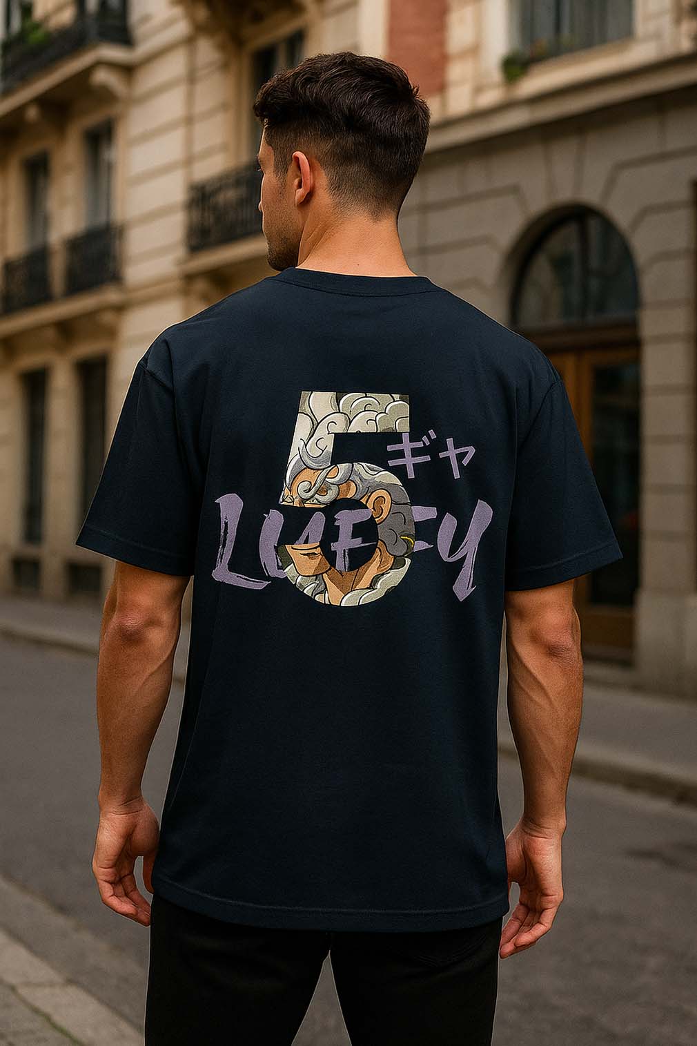 Luffy Gear 5 One Piece Unisex Oversized T-Shirt - Zavarii