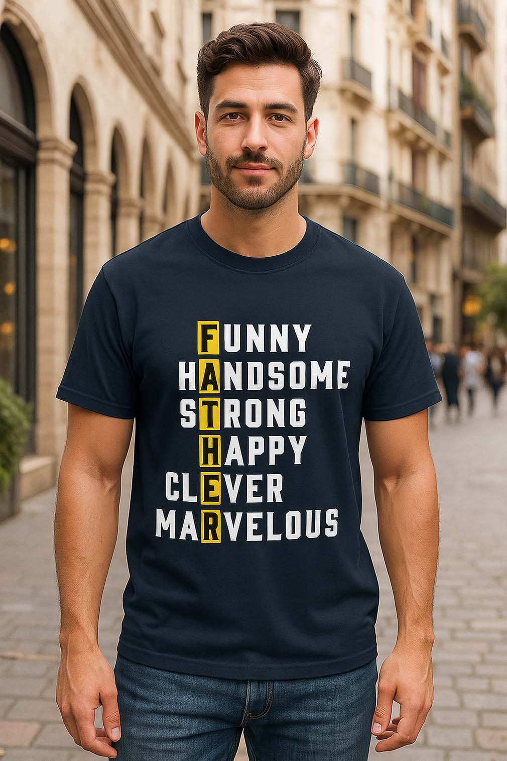 Father Men's Oversized Standard T-Shirt - Zavarii